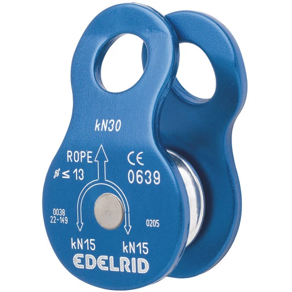 Edelrid TURN UMLENKROLLE Seilrolle BLAU 1 Edelrid TURN UMLENKROLLE Seilrolle BLAU