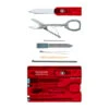 Victorinox SWISS CARD CLASSIC Multifunktionswerkzeug RUBIN