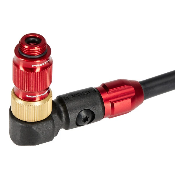 Lezyne STANDLUFTPUMPE STEEL FLOOR DRIVE 220 PSI, 3,5' MANOMETER Luftpumpe HIGH-POLISH BLACK – Bild 4