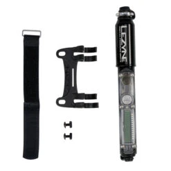 Lezyne MINIPUMPE CNC DIGITAL PRESSURE DRIVE, 120PSI Luftpumpe SCHWARZ-GLÄNZEND