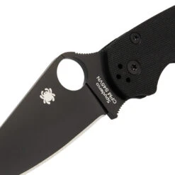 Spyderco PARA-MILITARY 2 BLACK G10 PLAIN Klappmesser NOCOLOR -FRILU Outdoor Geschaft 5637880362 d paramilitary 2 black g10 plain spyderco 24