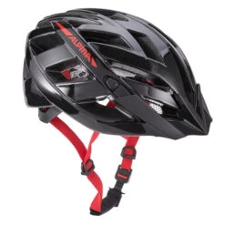 Alpina PANOMA 2.0 Unisex Fahrradhelm BLACK-RED GLOSS