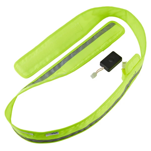 HeyReflect LED HIGH VISIBILITY STRAP Unisex GELB 2 HeyReflect LED HIGH VISIBILITY STRAP Unisex GELB – Bild 2