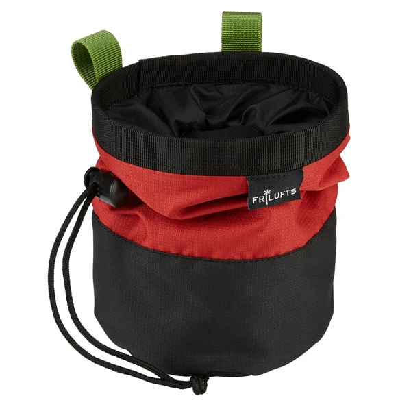 FRILUFTS CHALK BAG RED/BLACK 1 FRILUFTS CHALK BAG RED/BLACK