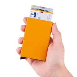 Secrid CARDPROTECTOR POWDER Portmonee OCHRE -FRILU Outdoor Geschaft 5637950869 c cardprotector powder secrid 24