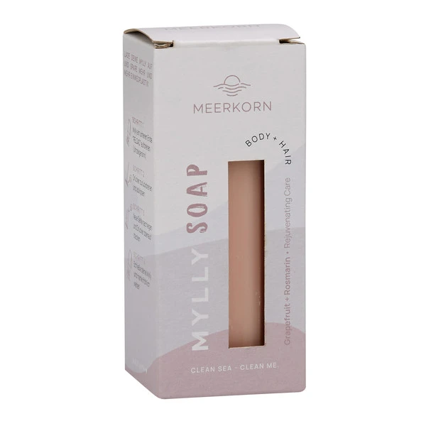 Meerkorn MYLLY SOAP Outdoor Seife GRAPEFRUIT + ROSMARIN (ORANGE- 1 Meerkorn MYLLY SOAP Outdoor Seife GRAPEFRUIT + ROSMARIN (ORANGE-