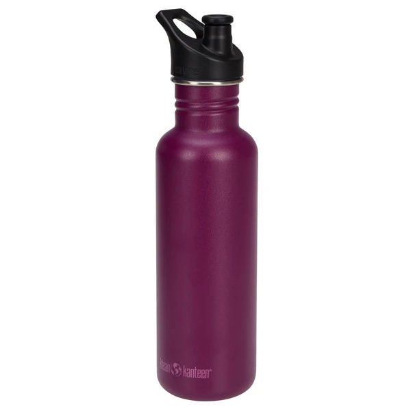 Klean Kanteen CLASSIC EINWANDIG, 800 ML, SPORT CAP 3.0 Trinkflasche PURPLE POTION
