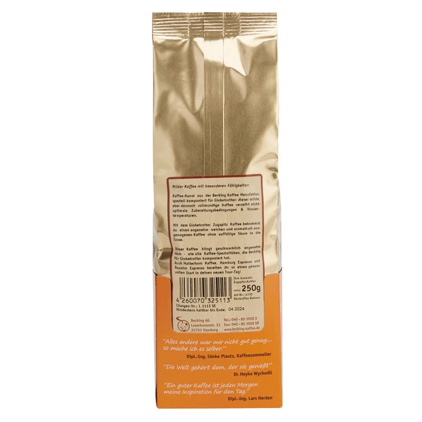 Becking Kaffee GLOBETROTTER ZUGSPITZ KAFFEE GANZE BOHNE 2 Becking Kaffee GLOBETROTTER ZUGSPITZ KAFFEE GANZE BOHNE – Bild 2