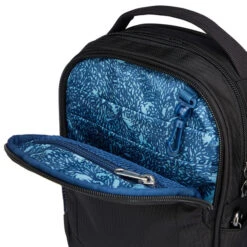 Pacsafe METROSAFE LS100 ECONYL CROSSBODY Umhängetasche ECONYL BLACK -FRILU Outdoor Geschaft 5638048775 d metrosafe ls100 econyl crossbody pacsafe 24