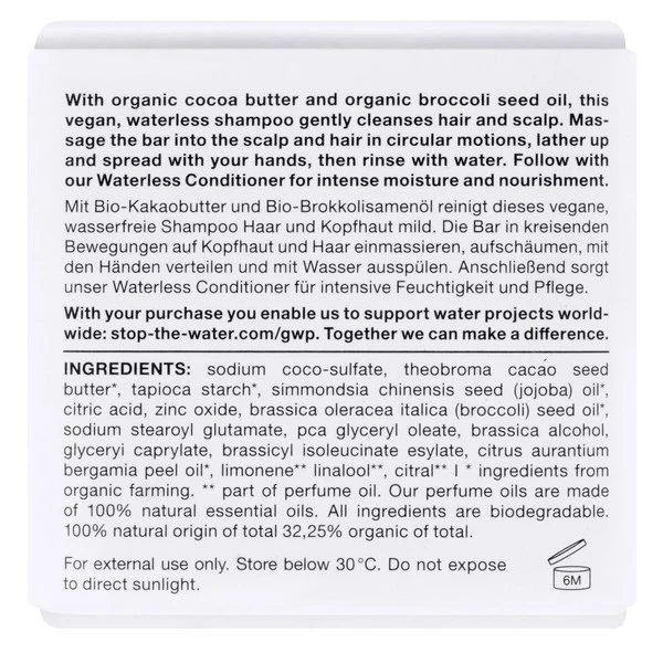 STOP THE WATER WHILE USING ME! WATERLESS SHAMPOO Outdoor Seife WHITE – Bild 3