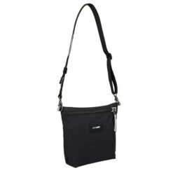 Pacsafe GO CROSSBODY POUCH Umhängetasche JET BLACK -FRILU Outdoor Geschaft 5638100520 d go crossbody pouch pacsafe 24