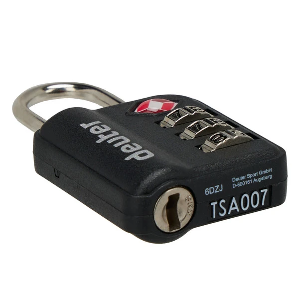 Deuter TSA PAD LOCK Gepäcksicherung BLACK 3 Deuter TSA PAD LOCK Gepäcksicherung BLACK – Bild 3