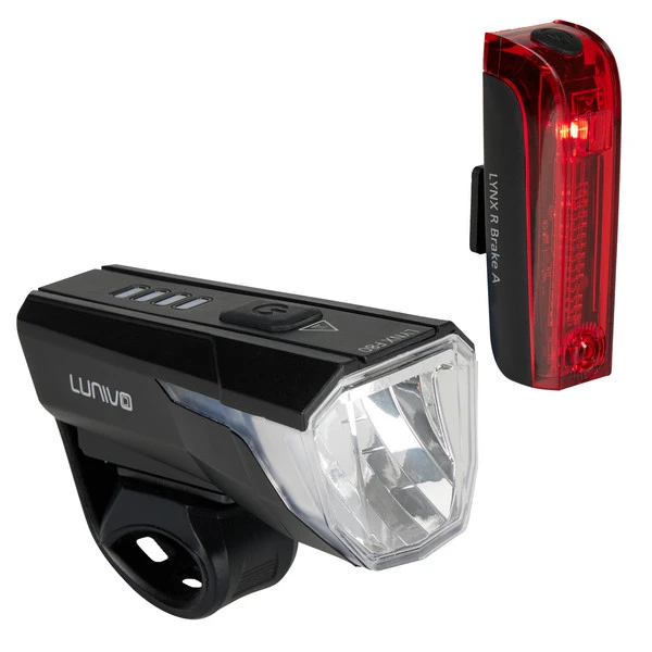 Lunivo LYNX F80 & LYNX R BRAKE A Fahrradbeleuchtung ASSORTED 1 Lunivo LYNX F80 & LYNX R BRAKE A Fahrradbeleuchtung ASSORTED