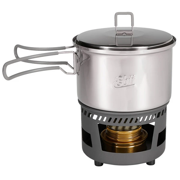 Esbit SPIRITUS-KOCHSET, 1500ML, TOPF AUS EDELSTAHL Spirituskocher EDELSTAHL/GRAU 1 Esbit SPIRITUS-KOCHSET, 1500ML, TOPF AUS EDELSTAHL Spirituskocher EDELSTAHL/GRAU