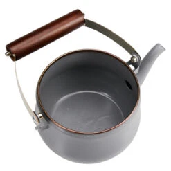 Barebones TEAPOT/ENAMEL STONE Kaffeekessel GREY -FRILU Outdoor Geschaft 5638110632 c teapotenamel stone barebones 24
